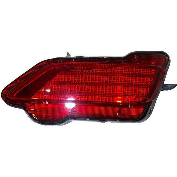 Rear Right Bumper Reflector - Compatible with 2013 - 2015 Toyota RAV4 Sport Utility 4-Door 2.5L 4-Cylinder Naturally Aspirated DOHC GAS 2014