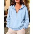 thumbnail image 4 of Women'S Hoodies Fall Fashion Outfits Workout Sweatshirts Y2k Winter Zip Up Jackets Oversized Tops M, 4 of 7