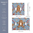 thumbnail image 3 of Gingerbread Man Candy Canes Cartoon Christmas Light Switch Cover Electrical Outlet Cover Replaceable Wall Plates 2-Gang, 3 of 8