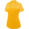 thumbnail image 1 of Ladies Shadow Tonal Heather Polo Xl Gold, 1 of 1