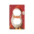 thumbnail image 3 of Switch Panel Switch Decoration 2.76x4.53x0.28 Inches Toggle Switch Switch Plate Wall Plates Living Room Kitchen Bedroom Study Switches Cute Red Santa Claus, 3 of 8