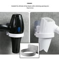 thumbnail image 6 of Hair Dryer Holder Wall-mounted Hairdryer Rack Free Punching Space-saving Hair Dryer Organizer for Bathroom, Grey, 6 of 7