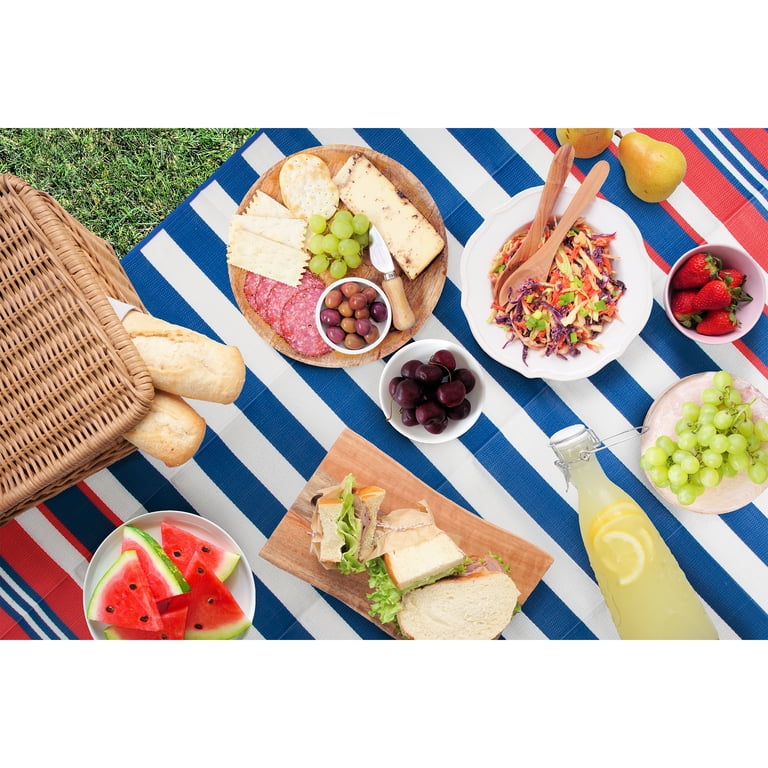 Mainstays 5x7 ft Outdoor Water-Resistant Woven Cotton Beach Mat