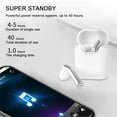 thumbnail image 4 of SOATUTO Wireless Earbuds Bluetooth Earbuds with Charging Case Wireless Headphones Waterproof Earphones Noise Cancelling Headset Long Battery Bluetooth Headphones with Mic for iPhone Android - White, 4 of 6