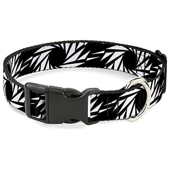Buckle-Down BAC-W34293-NL Breakaway Cat Collar, 1 2" Wide-Fits 9-15" Neck-Large, Pinwheel