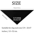 thumbnail image 5 of Bandana para perros HDGDT Mis humanos se van a casar, ella dijo que sí, 5 of 5