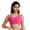 Hot Pink, variant on Women's Sports Bra Sports Fitness Bra Yoga Running Bra Dry Wicking Bra Sports Bra White XL