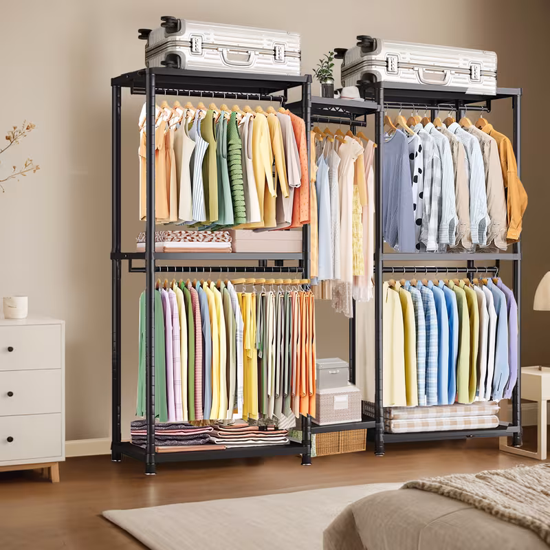 thumbnail image 1 of Organizador De Ropa De Metal Perchero Rack Closet Armable, 1 of 1
