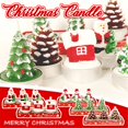thumbnail image 2 of LOVEVERChristmas Candles Santa Snowman Gift House Candles For Home Party Decoration, 2 of 2