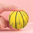 thumbnail image 3 of 4PCS Mini Basketball Hollow Stress Relief Rubber Basketball Stress Basketball, 3 of 10