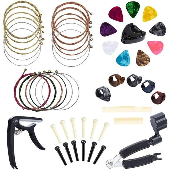 Benvo Guitar Repairing ABS & Stainless Steel Tool Kit, Multicolor
