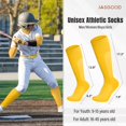 thumbnail image 6 of JASGOOD Baseball Belt and Socks Combo Set for Youth Adult Breathable Softball Socks and Adjustable Elastic Belt, 6 of 7