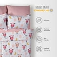 thumbnail image 4 of Sleep Zone Kids Twin Bedding Comforter Set - 5 Pieces Super Cute & Soft Bedding Sets & Collections with Comforter, Sheet, Pillowcase & Sham - Fade Resistant Easy Care (Pink Sheep), 4 of 7