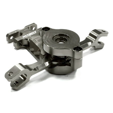 Traxxas Bellcrank Bushings Integy RC Toy Model Hop-ups T4135GREY Billet Machined Alloy Steering Bellcrank for Traxxas 1/10 E-Revo ()
