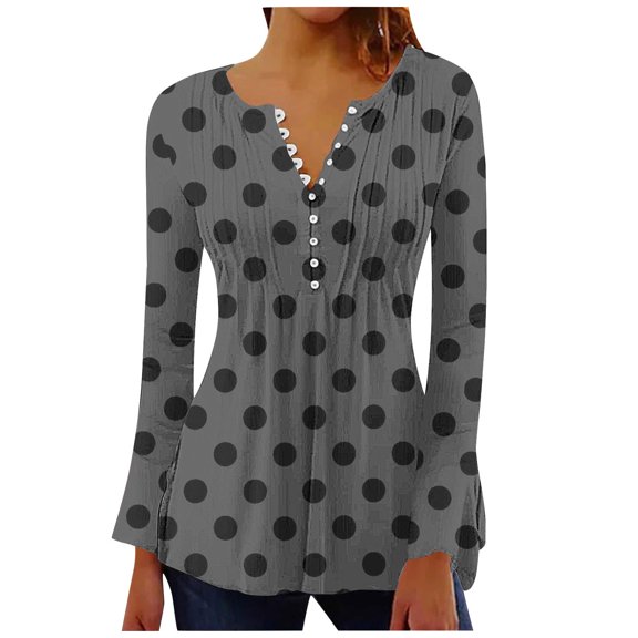 SHE IS My Items T Shirts for Women Cotton Womens Tops Dressy Casual Long Sleeve 3/4 Length Sleeve Womens Tops Plus Size Sexy Tops for Women Plus