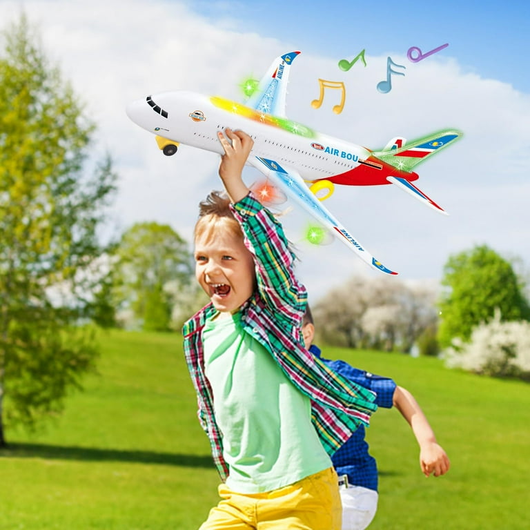 JBee Ctrl Kids Airplane Toy, Bump & Go Action, LED Lights JBee Ctrl Kids Airplane Toy, Bump & Go Action, LED Lights