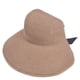 thumbnail image 1 of Toystoory Sombreros de verano para mujer, sombrero de sol con protección y detalle de lazo de ala ancha para mujer, novedad Escalada beige A rayas, 1 of 6