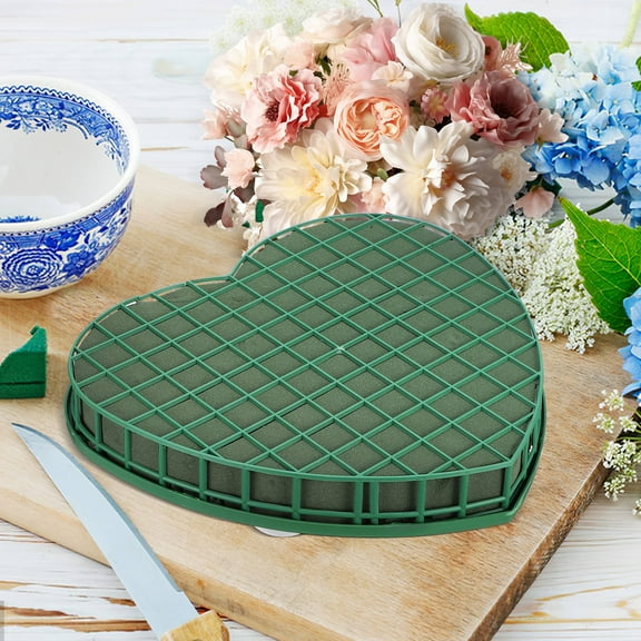WRITWAA 1Pc Flower Mud Accessories Green Floral Foam for Wedding Decoration