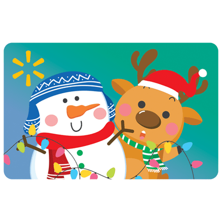Colorful Holiday Pals Walmart eGift Card