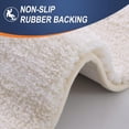 thumbnail image 6 of Bathroom Rugs Sets 3 Piece, Soft Absorbent Microfiber Bath Mats and U-Shaped Contour Toilet Rug, Machine Wash Dry, Plush Shaggy Bath Mat Set for Bathroom, 6 of 9