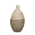 thumbnail image 6 of DecMode 20" Handmade Tall Woven Floor Brown Seagrass Vase, 6 of 8