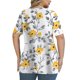 thumbnail image 3 of Tops de Manga Corta de Tamaño Más de las Mujeres, Blusas de Cuello en V Impresas de Verano de Moda para Uso Casual, Diario Y de Fiesta, 3 of 6