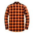 thumbnail image 5 of Plaid Shacket for Men Ghalytn Check Zip Shirt Jacket - Casual Outerwear with Pockets, 5 of 7