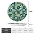 thumbnail image 2 of Gaeub Lemon and Leaves Print Ceramic Plate,Dinner Plates,Bone China Decorative Plates with Display Stand,Art Ceramic Ornaments for Wall Hanging Decoration-6in, 2 of 6