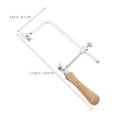 thumbnail image 2 of Raindrops Coping Saw with Ergonomic Jewelry Handle for Crafting Projects Steel and Wood Multi Color, 2 of 7