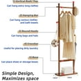 Coat Rack Tree Stand with Very Sturdy Base, Freestanding Small Clothes