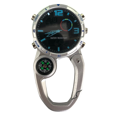 thumbnail image 1 of RoundScreen Outdoor Carabiner Watch with Compass Multi Functional Climbing Carabiner Watches for Men Sports Waterproof,E,1 * multi-function watch 1 * English instruction manual,Silver, 1 of 7