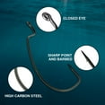 thumbnail image 6 of Reaction Tackle Offset EWG Hooks - #5/0, 6 of 8