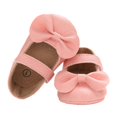 thumbnail image 3 of Soft-Soled Baby Shoes 1Pair Pink PU with Adjustable Ankle Strap for Baby Walking, 3 of 3
