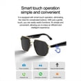 thumbnail image 3 of Gafas de Traducción Inteligentes W100C con IA, Traductor de Voz Multilingüe, Llamadas Bluetooth, Auriculares, Gafas de Sol Unisex., 3 of 5