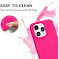 thumbnail image 4 of Sumao Designed for iPhone 15 Pro Case, Silicone Shockproof Slim Thin Phone Case (Hot Pink), 4 of 10
