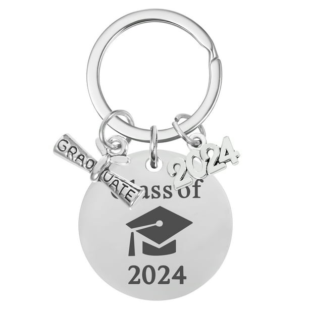 Llavero de graduación Graduación llavero metal colgante llavero de recuerdo anillo de llave de recuerdo