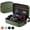 Dark Green, variant on COOWPS Carrying Case for Nintendo Switch 2 (2025), All-in-One Travel Bag with Shoulder Strap, 20 Game Card Slots, 4 Thumb Grip Caps, Travel Case for Switch 2 Accessories