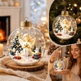 thumbnail image 2 of Arghm LED Christmas Acrylic Ornament - Mini Holiday Scene Pendant for Festive Tree Decoration, Wreaths & Gift-Giving - Perfect for Celebrations & Holiday Parties, 2 of 7