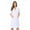 Purple, variant on Women Short Sleeve Housecoat - Comfortable Loungewear for Sleep and Relaxation (Purple, Large)