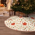 thumbnail image 5 of Fotbe A Simple Autumn Pattern Christmas Tree Skirt, Tree Skirts Plush Christmas Decorations, Christmas Tree Skirts Xmas Decorations Holiday Party Decor-36", 5 of 6