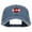 Navy, variant on Colorado State Flag Embroidered Washed Cap - Black OSFM