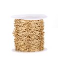 thumbnail image 1 of Cadena Cruzada De Acero Inoxidable De 1M/39,3 Pulgadas, Cadena Trenzada De Cable Con Cuentas Doradas Para Collares, Pulseras, Joyería, Accesorio Para Hacer Tobilleras Sweethay HA021454-00, 1 of 7