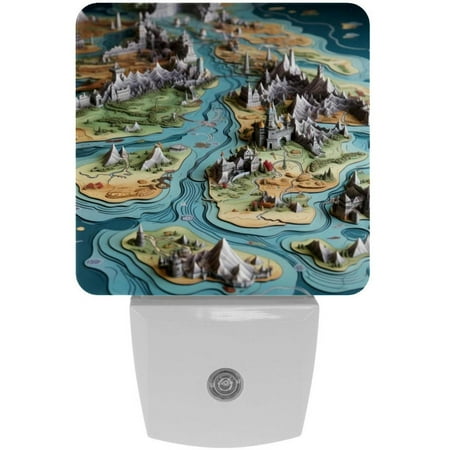 

Map section LED Square Night Lights: Innovative Illumination for a Relaxing and Safe Atmosphere - Energy-Efficient & Stylish Bedroom Decor