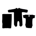 thumbnail image 1 of Bambini Black 3 Piece Layette Set, 1 of 3