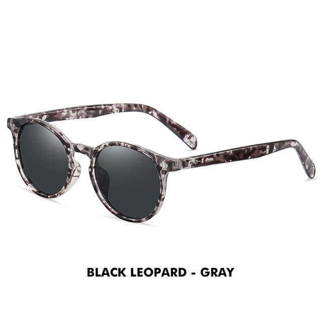 LM-Gafas De Sol redondas Retro para hombre y mujer, lentes De Sol ultraligeras TR90 polarizadas, De estilo Vintage, UV400 Fivean unisex