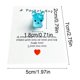 thumbnail image 3 of Bonita Tarjeta de Bolsillo de Resina con Forma de Perrito Pequeño, Tarjeta de Regalo Decorativa., 3 of 6