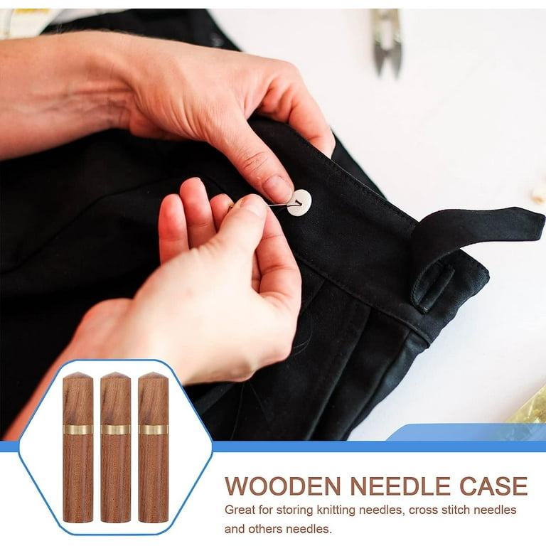 NEEDLE STORAGE BOX Sewing Needle Tube Knitting Needle Storage Case
