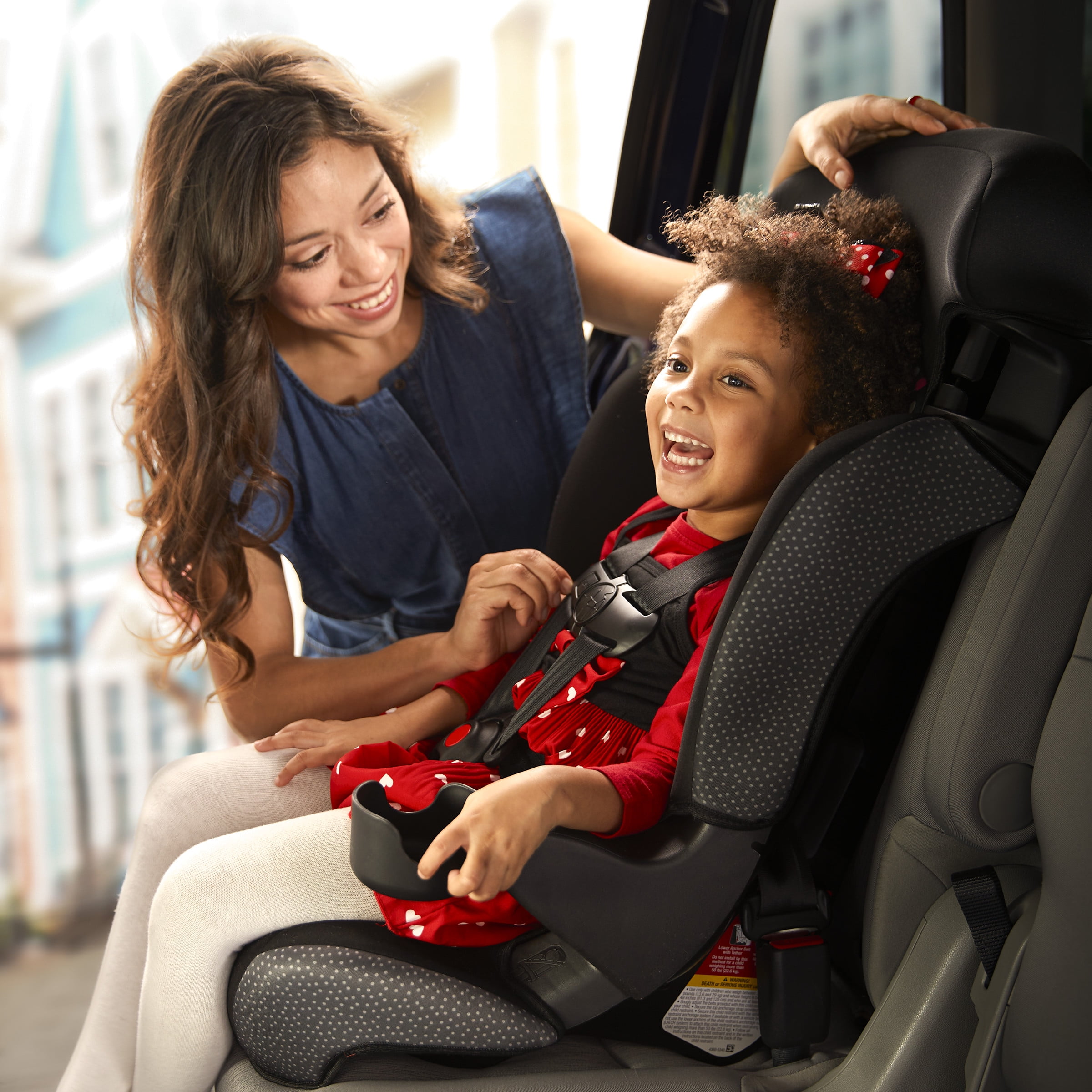 Disney Baby Finale 2-in-1 Toddler Booster Car Seat, Modern Minnie