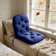 thumbnail image 6 of Yhmxh Tufted High Back Chair Cushion with Ties, 47.24"x23.62" Thickened Seat Pad for Indoor Outdoor, Waterproof Patio Chair Cushion Weather Resistant Patio Rocking Pads for Dining Chair, Porch, 6 of 6