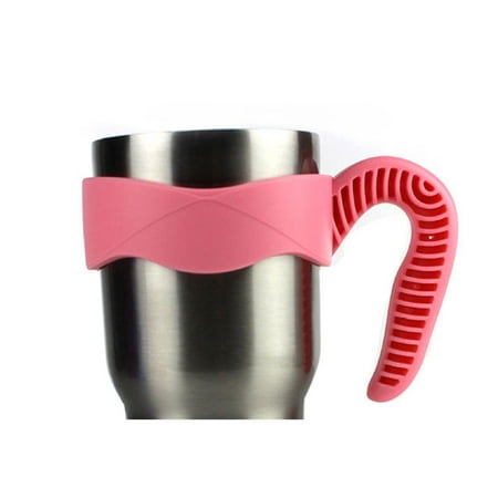 

20oz Mug Cup Holder Proof/Handle Lid for Stainless Steel Tumbler Coffee Cup Pink